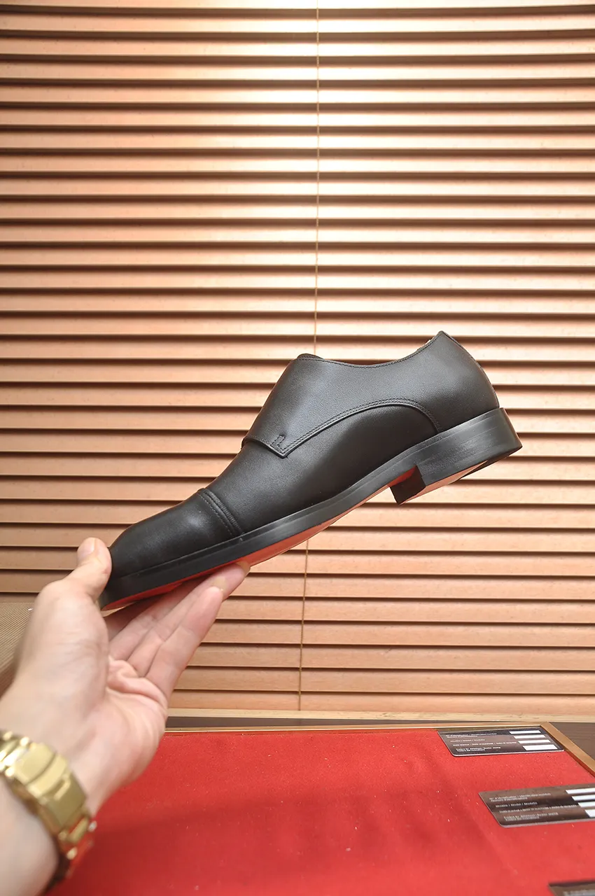 Men's shoes 💰620💶 [Chrstian Loubotin] Red-soled shoes 💋Original mold opening, the highest version on the market, purely handmade ➕Imported cowhide uppers, first-layer water-dyed cowhide lining! Original EU high-gloss outsole. 38 to 45 (45 customized)